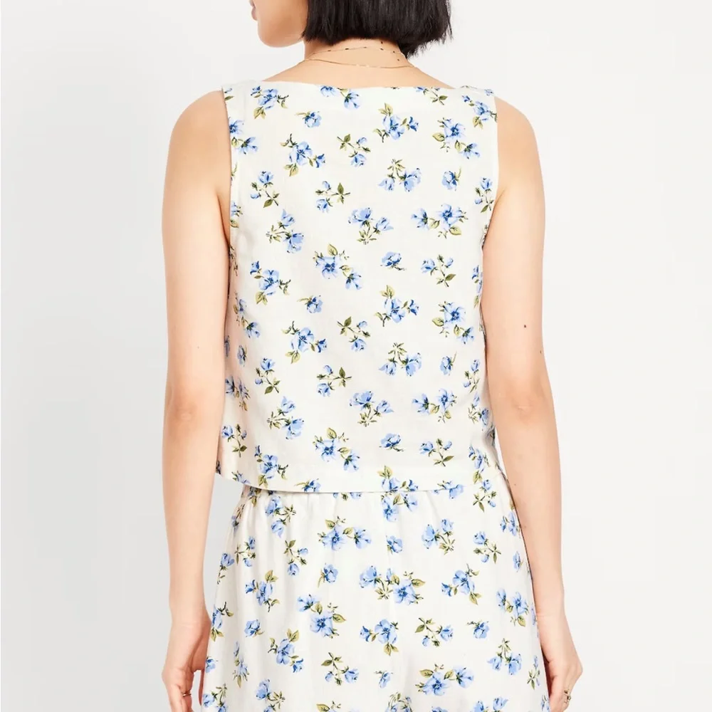 Old Navy linen square neck top and skort - Picture 3 of 4